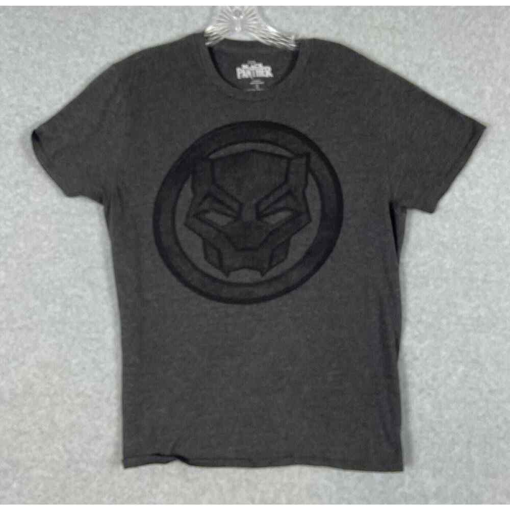 Marvel Black Panther T Shirt‎ Mens M Black Hero Avengers